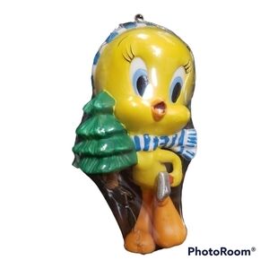 𝅺luney Tunes Tweety Bird Goebel Twee Time Ornament Porcelain Warner Broth…